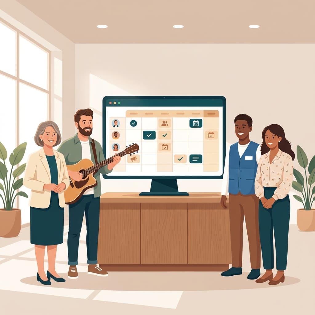 Prévia do Dashboard Voluns